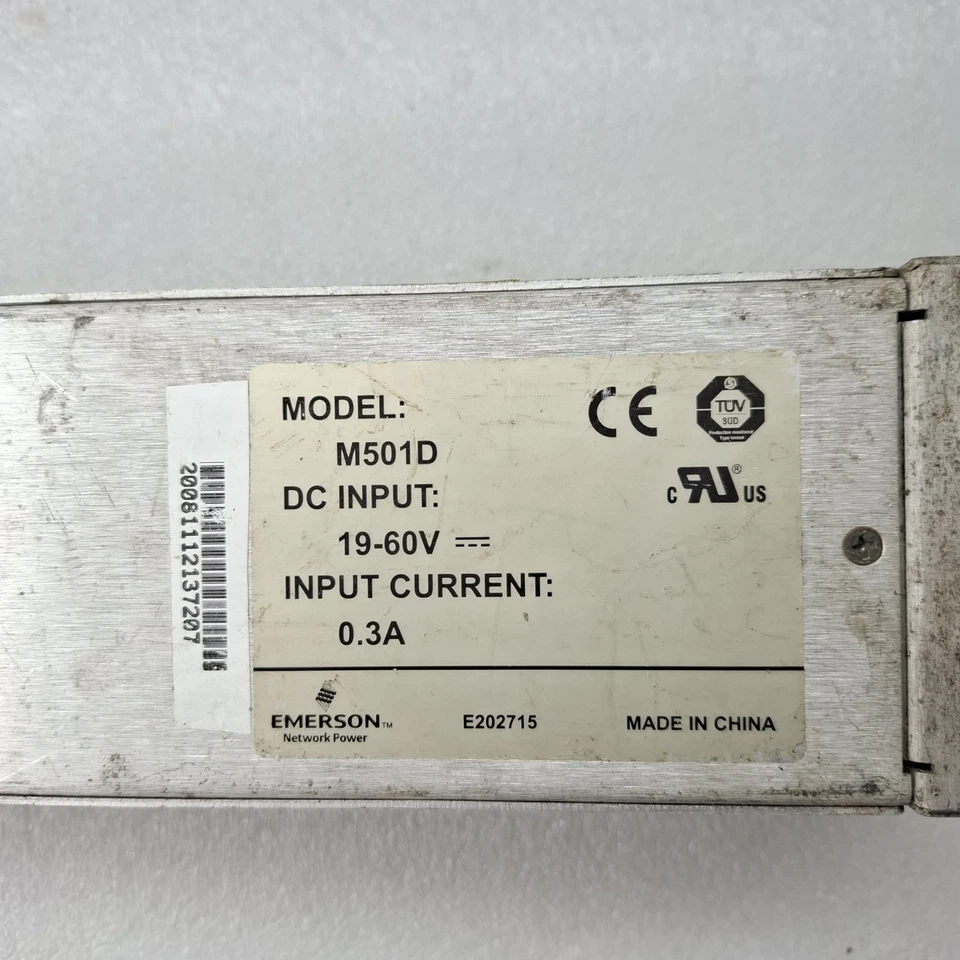 *UNTESTED* EMERSON M501D Monitoring Module – Telecom Power Supply 19-60VDC 0.3A